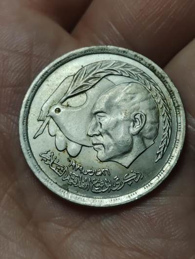 2026年第四十八场(总第二百一十七场）外国好品散币场(免佣金) 埃及🇪🇬1980年10皮阿斯特(埃及和以色列签署和平条约纪念币)