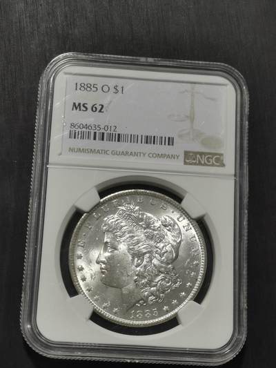 天下钱庄专场欢迎参拍 - NGC MS62 1885美国摩根一美元银币