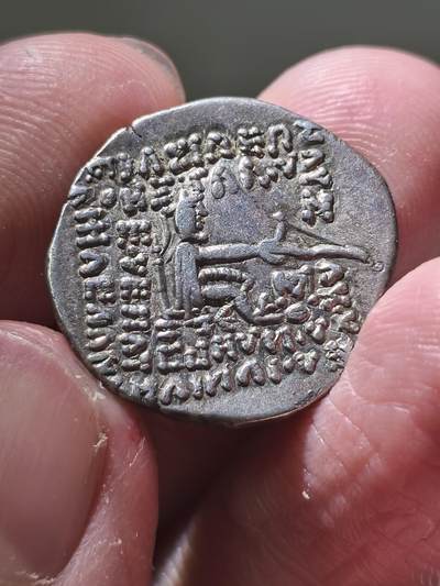 星盘世界钱币 5.2年度精品币大拍 一周年抽奖活动 少见美品！帕提亚帝国，米特拉达特斯三世1德拉克马银币，米特拉达卡特尼萨造币厂打制，流通较少，表面完美的米三，毕业级收藏品