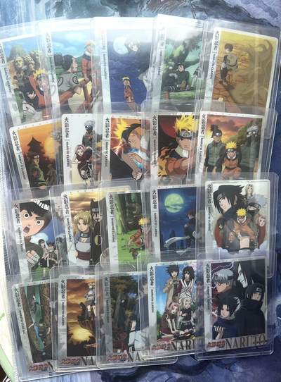 【随心含颖卡拍58期】卡游/集卡社/卡卡沃 抽卡机专场拍卖【无佣金】 卡游 火影 海报卡 20张全 这卡微弯 介意慎拍