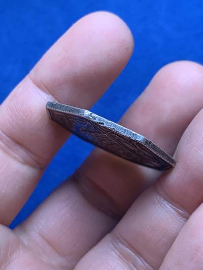 《竞宝斋》第485场 周日，周一，周二 3场连拍 （全场包邮）20级店铺 欢迎送拍 法国鲁昂自由工商会八角银质jeton，9.76g，30.2mm，早期无边铭，细节见图