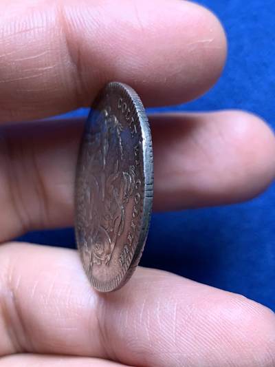 《竞宝斋》第485场 周日，周一，周二 3场连拍 （全场包邮）20级店铺 欢迎送拍 法国路易十六头像皇家外科学院银质代币，9.70g，30.3mm