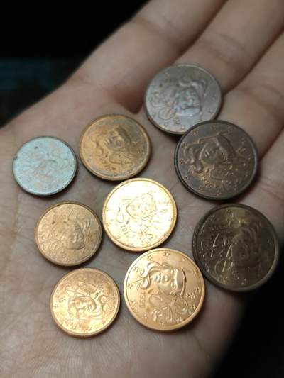 2026年第四十八场(总第二百一十七场）外国好品散币场(免佣金) 法国🇫🇷1999–2016年1、2、5欧分九枚