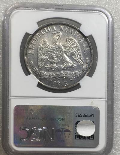 世界钱币专场拍卖 每周二开拍 NGC AUD 1873年墨西哥天平鹰洋一比索银币