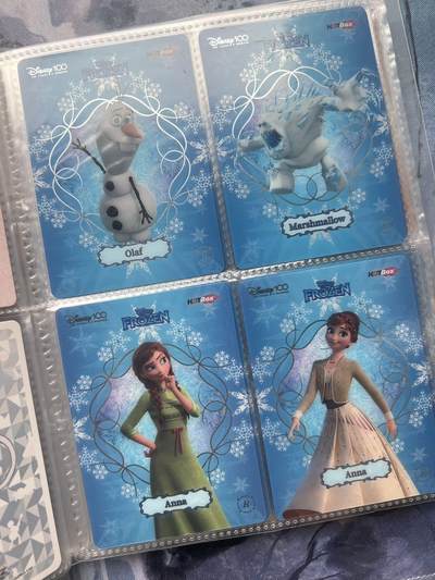 【随心含颖卡拍58期】卡游/集卡社/卡卡沃 抽卡机专场拍卖【无佣金】 【卡册不寄存】卡游 冰雪公主 一本80张