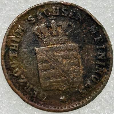 文馨钱币收藏第 302 场，国外回流老铜币，中东阿拉伯地区，拉美等国货币，30 号 1 号二连拍，长期接代拍业务，预计 4 月 4-5 号发货 德国巴伐利亚1854 年1/2 克鲁泽