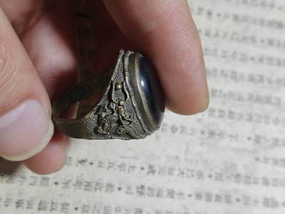 勋章徽章奖章纪念章杂项拍卖 二战援华美军定制龙纹戒指