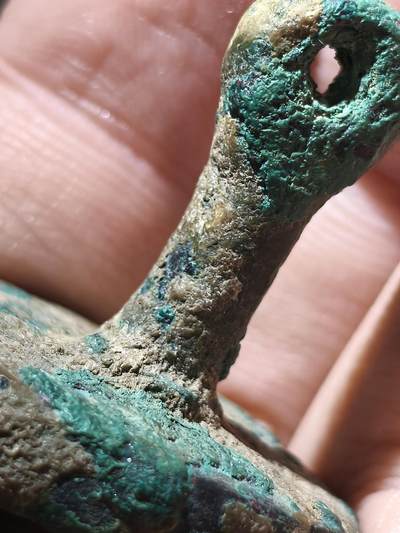 星盘世界钱币 5.2年度精品币大拍 一周年抽奖活动 高等级！33g厚重，巴克特里亚-马尔基亚那文化圈 bmac青铜印章早期版本，这是一件非常重且精品的印章，这种长柄印章的等级应该是比较高了，而且品相也比较好，非常漂亮，这种某个软件至少要几千块的