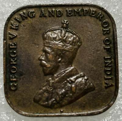 文馨钱币收藏第 302 场，国外回流老铜币，中东阿拉伯地区，拉美等国货币，30 号 1 号二连拍，长期接代拍业务，预计 4 月 4-5 号发货 好品 1926 年英属海峡乔治五世一分铜币，关门年