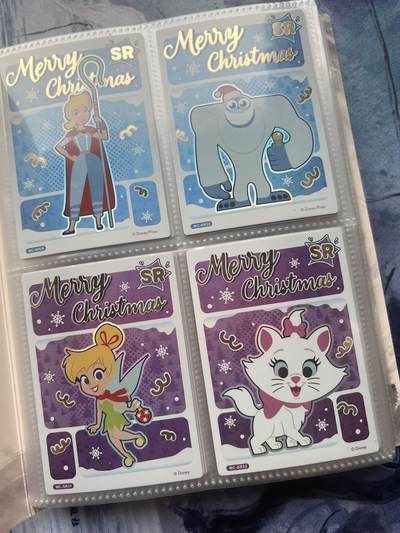 【随心含颖卡拍58期】卡游/集卡社/卡卡沃 抽卡机专场拍卖【无佣金】 【卡册不寄存】disney卡册一本 各种ip 80张 包含集卡社 卡卡沃