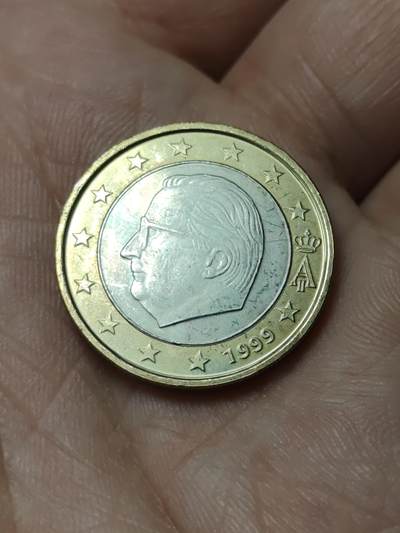 2026年第四十八场(总第二百一十七场）外国好品散币场(免佣金) 比利时🇧🇪1999年1欧元(第一版欧洲地图首发年)