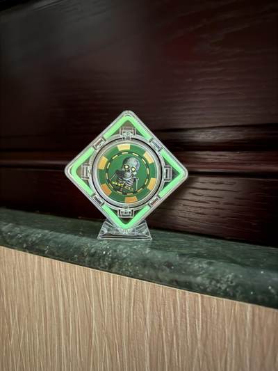 CSIS-GREAT评级精品钱币拍卖第三百四十九期 忘了爱摇滚乐团2026年灵异筹码系列首枚马来西亚云顶高原女鬼啃人头彩色陶瓷筹码币纪念章