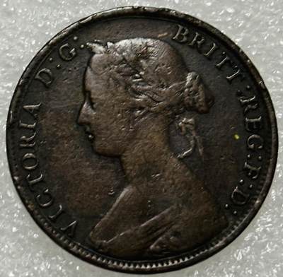 文馨钱币收藏第 302 场，国外回流老铜币，中东阿拉伯地区，拉美等国货币，30 号 1 号二连拍，长期接代拍业务，预计 4 月 4-5 号发货 [早期] 英属新布伦瑞克海外省1861年1分铜币(维多利亚女王）