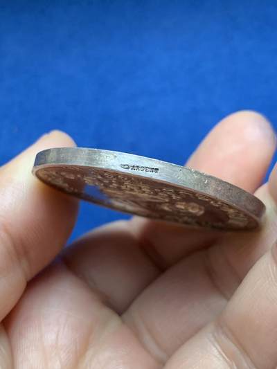 《竞宝斋》第485场 周日，周一，周二 3场连拍 （全场包邮）20级店铺 欢迎送拍 法国里昂马术协会银章，35.24g，41.5mm，丰饶角边铭