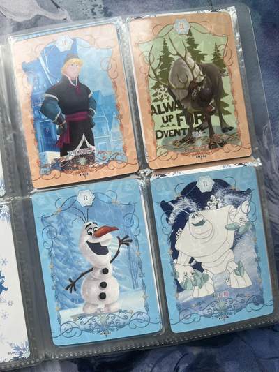 【随心含颖卡拍58期】卡游/集卡社/卡卡沃 抽卡机专场拍卖【无佣金】 【卡册不寄存】卡游 冰雪公主 一本80张