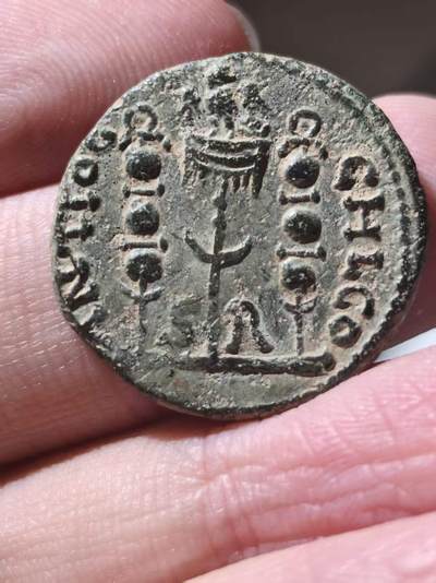 星盘世界钱币 5.2年度精品币大拍 一周年抽奖活动 古罗马帝国-三世纪危机 加里恩努斯军团军旗铜币 安条克制造 可能临时替代军费东方边境使用 类型特殊