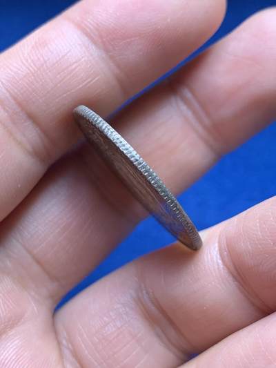 《竞宝斋》第485场 周日，周一，周二 3场连拍 （全场包邮）20级店铺 欢迎送拍 法国1758年瓦伦谢讷大会银质代币，8.80g，28.7mm