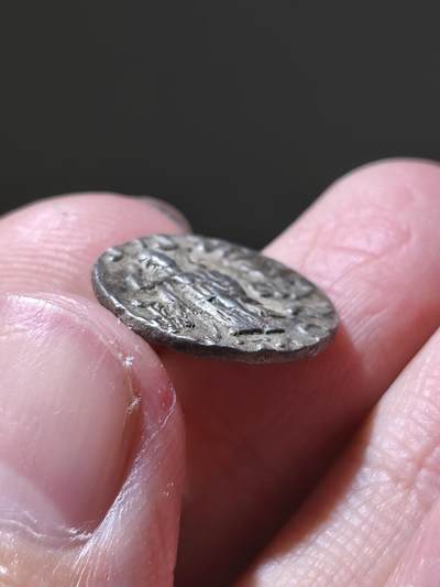 星盘世界钱币 5.2年度精品币大拍 一周年抽奖活动 稀有美品！希腊化-印度-斯基泰王国｜阿泽斯公元前58–12年德拉克马银币 正面：希腊文铭文：ΒΑΣΙΛΕΩΣ ΒΑΣΙΛΕΩΝ ΜΕΓΑΛΟΥ ΑΖΟΥ（万王之王 伟大的阿泽斯）背面持盾雅典娜