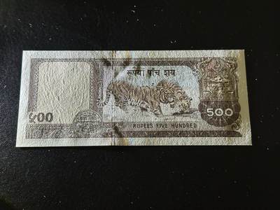 《外钞收藏家》第六百三十一期（五一假期场）（长期征集拍品、欢迎藏友们联系合作） 尼泊尔500卢比 全新UNC