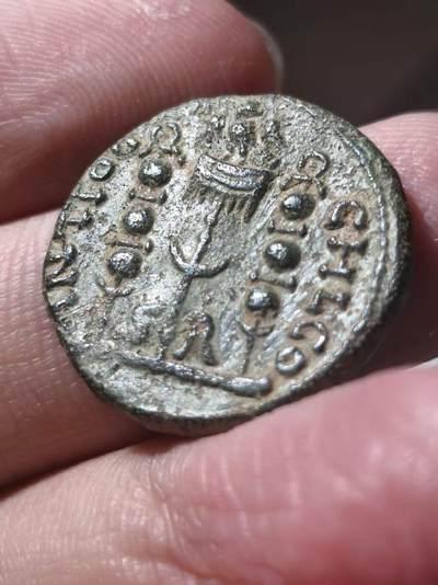 星盘世界钱币 5.2年度精品币大拍 一周年抽奖活动 古罗马帝国-三世纪危机 加里恩努斯军团军旗铜币 安条克制造 可能临时替代军费东方边境使用 类型特殊