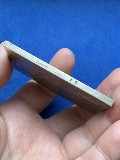 《竞宝斋》第485场 周日，周一，周二 3场连拍 （全场包邮）20级店铺 欢迎送拍 法国C.Moulin马恩河之友协会纪念银牌，编号71，106.2g，46.8*67.2mm，丰饶角1argent边铭