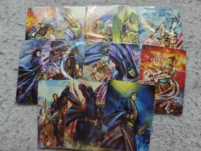 【随心含颖卡拍58期】卡游/集卡社/卡卡沃 抽卡机专场拍卖【无佣金】 燎原 豪杰传 粗闪卡13张