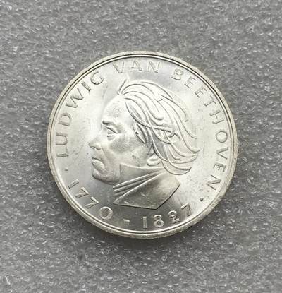 世界钱币专场拍卖 每周二开拍 德国贝多芬5马克银币