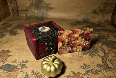 CSIS-GREAT评级精品钱币拍卖第三百四十九期 - 西瓜太郎2026年柿柿如意系列第二组小南瓜立体异形纪念铜章