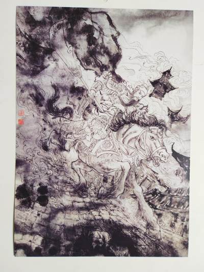 第114期阳大大卡牌拍卖第114期（持续收拍品，周五晚上九点截拍，进群福利早知道） 【A4五虎】莹彩意 墨染水浒 水浒五虎 大卡5张