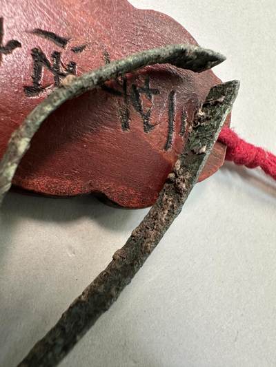 清-民国-建国｜老铜器专场.伍 宋辽契丹范铸青铜双股束发簪钗