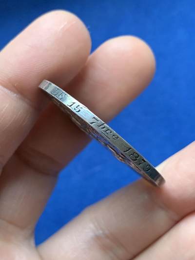 《竞宝斋》第485场 周日，周一，周二 3场连拍 （全场包邮）20级店铺 欢迎送拍 法国婚姻与爱情纪念银章，22g，36.8mm，蜜蜂边铭