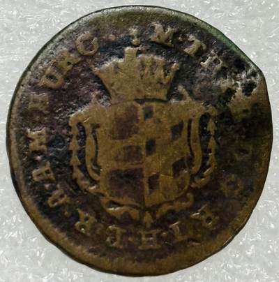 文馨钱币收藏第 302 场，国外回流老铜币，中东阿拉伯地区，拉美等国货币，30 号 1 号二连拍，长期接代拍业务，预计 4 月 4-5 号发货 奥地利1772年1/2 克鲁泽铜币弗朗茨二世