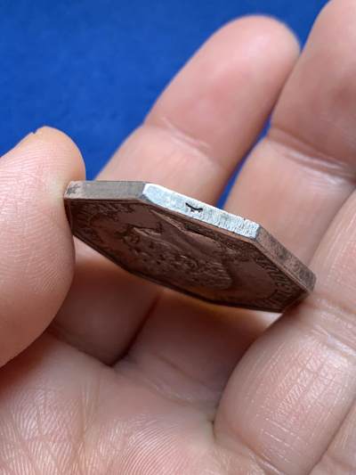 《竞宝斋》第485场 周日，周一，周二 3场连拍 （全场包邮）20级店铺 欢迎送拍 法国路易·菲利普一世头像巴黎公证人八角银质代币，18.75g，32.5mm，油灯边铭