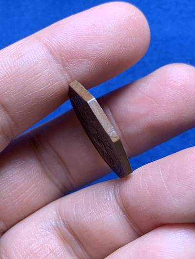 《竞宝斋》第485场 周日，周一，周二 3场连拍 （全场包邮）20级店铺 欢迎送拍 法国奥尔良园艺协会八角铜质代币，5.65g，23.3mm，1841年以前铜质无边铭