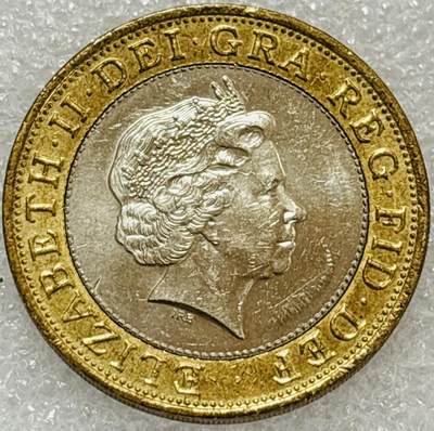 文馨钱币收藏第 302 场，国外回流老铜币，中东阿拉伯地区，拉美等国货币，30 号 1 号二连拍，长期接代拍业务，预计 4 月 4-5 号发货 带光好品英国2004年2镑 蒸汽机车发明200周年 双金属 纪念币 