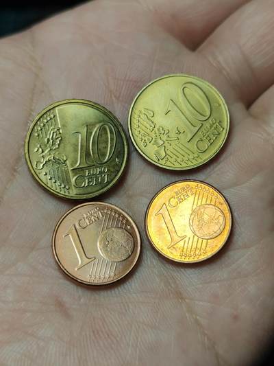 2026年第四十八场(总第二百一十七场）外国好品散币场(免佣金) 爱沙尼亚🇪🇪2011年1、10欧分+卢森堡🇱🇺2002年1、10欧分四枚