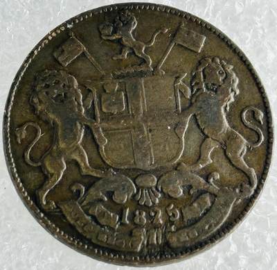 文馨钱币收藏第 302 场，国外回流老铜币，中东阿拉伯地区，拉美等国货币，30 号 1 号二连拍，长期接代拍业务，预计 4 月 4-5 号发货 1825 年 英属印度–马德拉斯管辖区–2 派斯，乔治四世时期