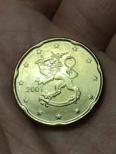 2026年第四十八场(总第二百一十七场）外国好品散币场(免佣金) 芬兰🇫🇮2001年20欧分