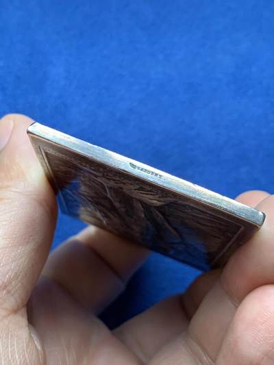 《竞宝斋》第485场 周日，周一，周二 3场连拍 （全场包邮）20级店铺 欢迎送拍 法国新艺术风格音乐主题银章，90.75g，62.8*47.2mm，丰饶角1银标，少见银章。