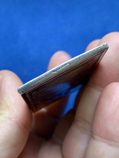 《竞宝斋》第485场 周日，周一，周二 3场连拍 （全场包邮）20级店铺 欢迎送拍 法国《泉》艺术银章，名家D.Dupuis作品，54.45g，66.3×36mm，丰饶角银标，名家经典。