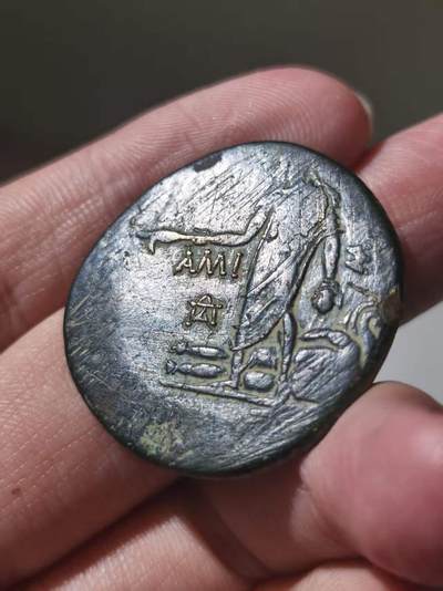 星盘世界钱币 5.2年度精品币大拍 一周年抽奖活动 精品！希腊化-本都王国 雅典娜超大铜币 新猫样式雅典娜 背面著名的帕尔修斯斩美杜莎故事 奥林匹斯传奇英雄之一 阿米索造币