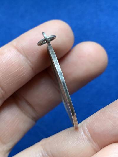 《竞宝斋》第485场 周日，周一，周二 3场连拍 （全场包邮）20级店铺 欢迎送拍 法国圣餐洗礼纪念银章 7.45克 33mm