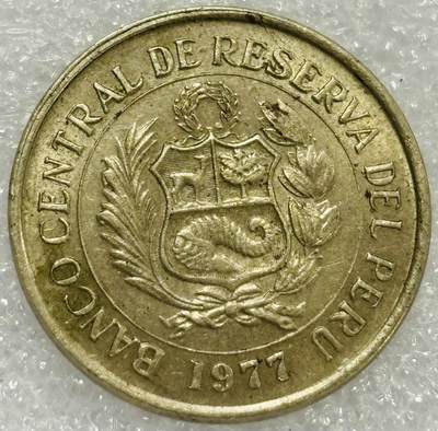 文馨钱币收藏第 302 场，国外回流老铜币，中东阿拉伯地区，拉美等国货币，30 号 1 号二连拍，长期接代拍业务，预计 4 月 4-5 号发货 1977 年秘鲁 5 分