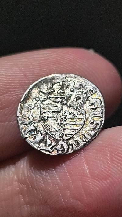 星盘世界钱币 5.2年度精品币大拍 一周年抽奖活动 美品！中世纪银币少见品种，匈牙利的西吉斯蒙德，双十字架，打制完美，光度非常好，国内见不到的品相