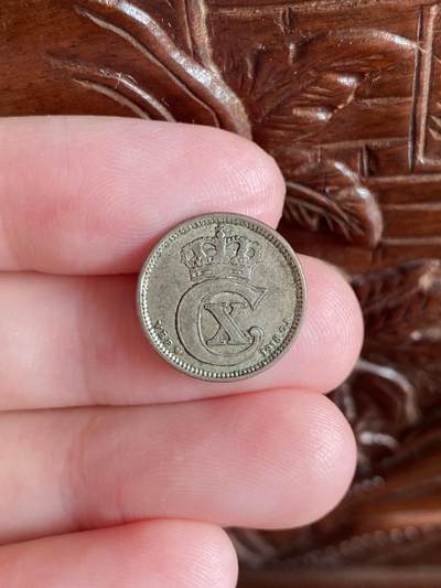 美品钱币古珠杂项拍卖-第1场/20260429 - 丹麦1918年10欧尔银币 老包浆 好品