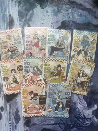 【随心含颖卡拍58期】卡游/集卡社/卡卡沃 抽卡机专场拍卖【无佣金】 集卡社 非人哉 mr 10张全 