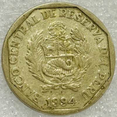 文馨钱币收藏第 302 场，国外回流老铜币，中东阿拉伯地区，拉美等国货币，30 号 1 号二连拍，长期接代拍业务，预计 4 月 4-5 号发货 1994 年秘鲁 50 分