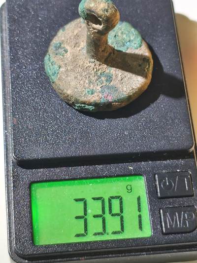 星盘世界钱币 5.2年度精品币大拍 一周年抽奖活动 高等级！33g厚重，巴克特里亚-马尔基亚那文化圈 bmac青铜印章早期版本，这是一件非常重且精品的印章，这种长柄印章的等级应该是比较高了，而且品相也比较好，非常漂亮，这种某个软件至少要几千块的