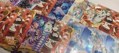 秋原瞳的小店第四十三期——年中大促！！！捡漏进货来！！！ 卡游初音未来绝版ur20张，再来一舞，品相请OK