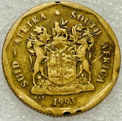 文馨钱币收藏第 302 场，国外回流老铜币，中东阿拉伯地区，拉美等国货币，30 号 1 号二连拍，长期接代拍业务，预计 4 月 4-5 号发货 1993 年南非 50 分铜币